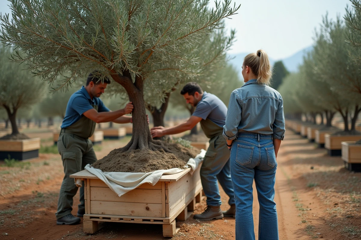 Femme supervisant le déplacement d